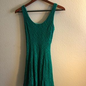 Green Party Dress